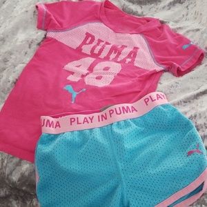 Cute puma girls outfit